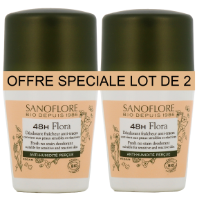 Sanoflore Déodorant Fraicheur Bio Anti-traces 48h Flora