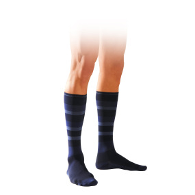 Sigvaris Men Styles Motifs Rayures Chaussettes Classe 2