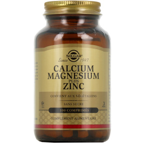 Solgar Calcium Magnésium Plus Zinc