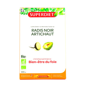 Super Diet Radis Noir Artichaut Bio ampoules