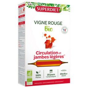 SuperDiet Vigne Rouge Solution Buvable Jambes Légères