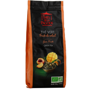 Thés de la Pagode Thé Vert Fruits du Soleil Bio