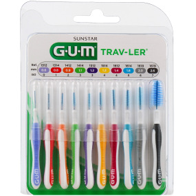 Trav-Ler Multipack 9 brossettes interdentaires Gum