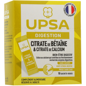 UPSA Digestion Citrate de Bétaïne & Citrate de Calcium