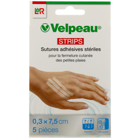 Velpeau Strips Sutures Adhésives Stériles