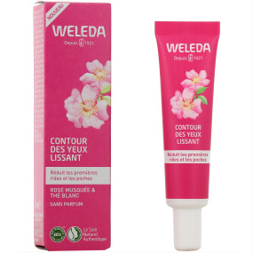 Weleda Contour des Yeux Lissant Rose Musquée et Thé Blanc