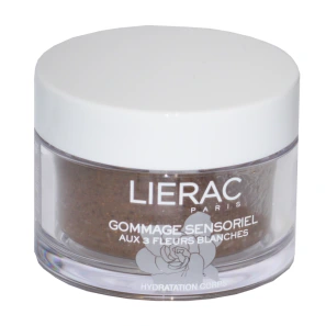LIERAC Gommage Sensoriel aux 3 fleurs blanches