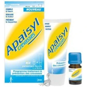 Apaisil crevasses solution filmogène et crème protectrice