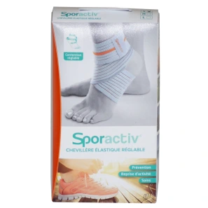 Sporactiv Chevillère Élastique Réglable