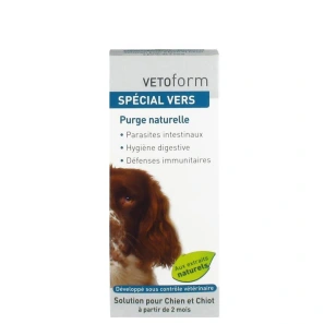 VETOFORM Solution purge pour chien Spécial vers