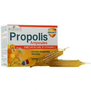 3 Chênes Propolis en Ampoules