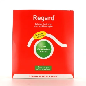 Regard Solution d'Entretien Lentilles Souples