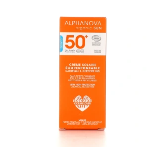 Alphanova Sun Crème Solaire Visage Bio SPF 50+
