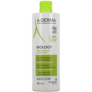 A-Derma Biology Lait Démaquillant Dermatologique Bio