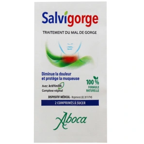 Aboca Salvigorge 2 comprimés à sucer Echantillon OFFERT