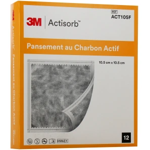 Actisorb Pansement au Charbon Actif