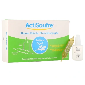 Actisoufre ampoules