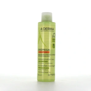 A-Derma Exomega Control Gel Lavant Émollient 2 en 1 Anti-Grattage