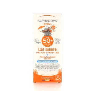 Alphanova Bébé Lait Solaire Bio SPF 50+