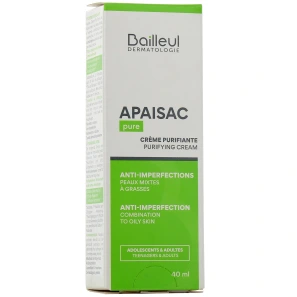 Apaisac Biorga Crème Purifiante Anti-Imperfections