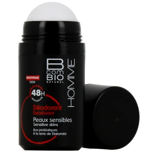 B com Bio Homme Déodorant 48h Peaux Sensibles