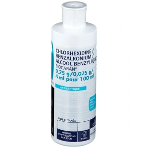 Biogaran Chlorhexidine Benzalkonium Alcool Benzylique