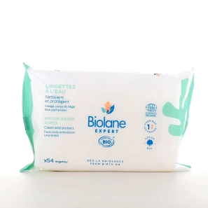Biolane Expert Lingettes à l'eau Bio