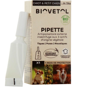 Biovetol Antiparasitaire Pipettes Chien