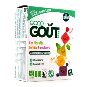 Good Goût Biscuits Bio Bébé Formes et Couleurs
