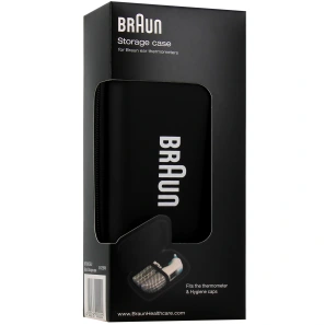 Braun boîtier de rangement protecteur pour thermomètre auriculaire