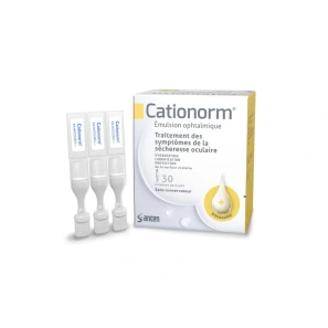 Cationorm émulsion opthalmique Sécheresse Oculaire