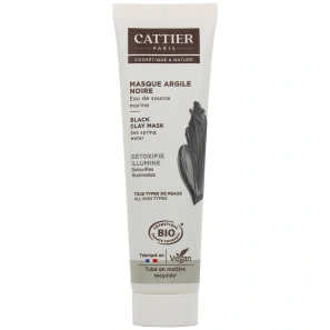 Cattier Masque Argile Noire Bio