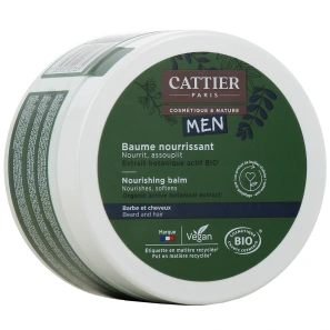 Cattier Men Baume Nourrissant Barbe et Cheveux