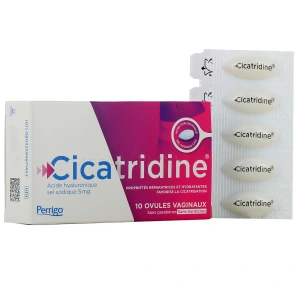 Cicatridine ovules vaginaux