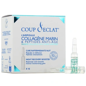 Coup d'éclat Ampoule Collagène Marin et Peptides Anti-âge