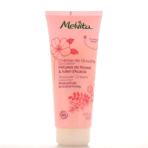 Melvita Pétales de roses et miel d'acacia Crème de douche