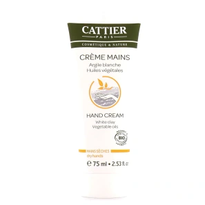 Cattier Crème Mains Argile Blanche Bio