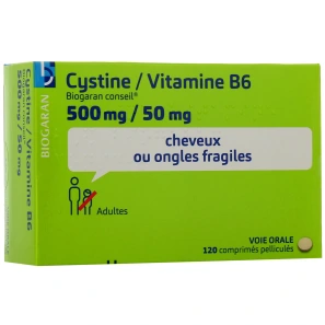 Cystine Vitamine B6 Biogaran