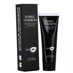 Diet World B.Smile Dentifrice Blancheur Charbon Actif Goût Menthe