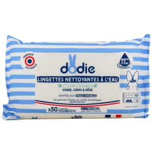 Dodie Lingettes Nettoyantes à l'Eau
