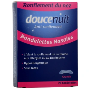 Douce Nuit Bandelettes Nasales Anti-Ronflement