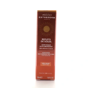 Institut Esthederm Reflets de Soleil Soin visage autobronzant hâle léger