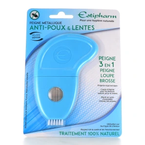 Estipharm Peigne Métallique Anti-Poux