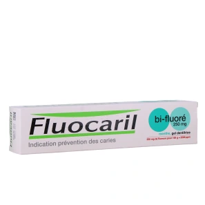 Fluocaril Bi fluoré 250 mg Gel menthe