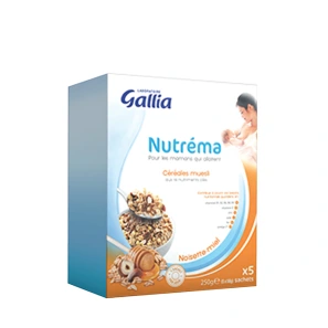 Gallia Nutréma Céréales muesli Noisette-Miel 250g