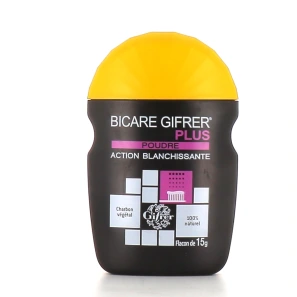 Gifrer Bicare Plus Poudre Blanchissante au Charbon Végétal