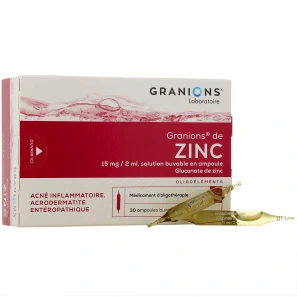 Granions de zinc