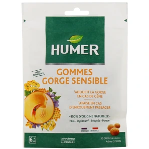Humer Gommes Gorge Sensible