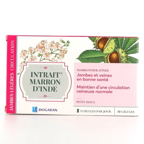 Intrait Marron d'Inde Petit Houx Circulation Jambes Légères