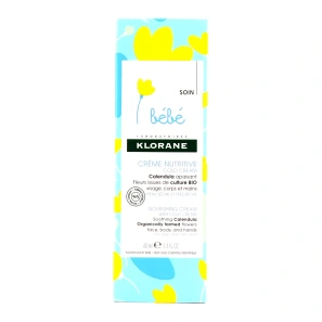Klorane Bébé Crème Nutritive Cold Cream Calendula Apaisant